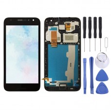 LCD Screen and Digitizer Full Assembly with Frame for Alcatel A3 5046 / 5046D / 5046X / OT5046 (Black)