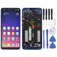 LCD Screen and Digitizer Full Assembly with Frame for Xiaomi Mi 8 Lite (Blue)