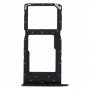 Slot per scheda SIM + Slot per scheda SIM / Micro SD vassoio di carta per Huawei Honor 20i (nero)