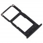 SIM-карти лоток + SIM-карти лоток / Micro SD-карти лоток для Huawei Honor 20i (чорний)
