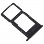 SIM Card Tray + SIM ბარათის უჯრა / მიკრო SD ბარათის უჯრა Huawei ღირსების 20i (შავი)