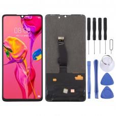 LCD Screen and Digitizer Full Assembly with Frame for Huawei P30(Black)