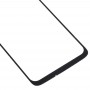 Frontscheibe Äußere Glasobjektiv für Motorola Moto G7 Plus (Schwarz)