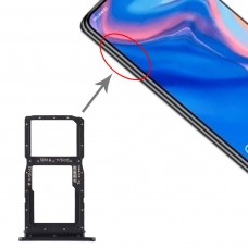 Zásobník karty SIM + zásobník karty SIM karty / Micro SD karta Zásobník pro Huawei P Smart Z / Y9 Prime (2019) (černá)