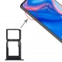 Slot per scheda SIM + Slot per scheda SIM / Micro SD vassoio di carta per Huawei P Smart Z / Y9 Prime (2019) (Nero)