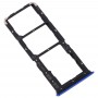 Taca karta SIM + taca karta SIM + taca karta Micro SD dla Vivo S1 (niebieski)