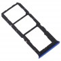 SIM vassoio di carta + vassoio di carta di SIM + Micro SD Card vassoio per Vivo S1 (blu)