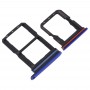 SIM vassoio di carta + vassoio di carta di SIM + Micro SD Card vassoio per Vivo S1 Pro (blu)