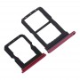SIM vassoio di carta + vassoio di carta di SIM + Micro SD Card vassoio per Vivo S1 Pro (Red)