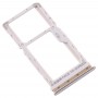 Slot per scheda SIM + Slot per scheda SIM / Micro SD vassoio di carta per Xiaomi Mi CC9e / Mi A3 (argento)