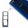 SIM-карты лоток + SIM-карты лоток + Micro SD-карты лоток для Tenco Infinix Примечание 5 X604 (синий)