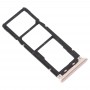 SIM-карты лоток + SIM-карты лоток + Micro SD-карты лоток для Tenco Камон X Pro CA8 (Gold)