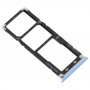 SIM Card Tray + SIM Card Tray + Micro SD Card Tray for Tenco Camon X Pro CA8 (Blue)