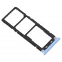SIM-kortfack + SIM-kortfack + Micro SD-kortfack för Tenco Camon X Pro CA8 (Blå)