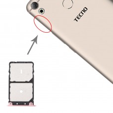 SIM Card Tray + SIM Card Tray for Tenco Camon CX C10 (Pink) 