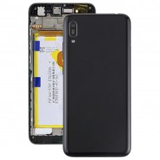 Battery Back Cover with Camera Lens & Side Keys for Huawei Enjoy 9e(Black)
