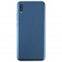 Batteribakgrund med kameralinsen och sidokanterna för Huawei Njut av 9e (blå)