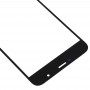 AsusのZenFone 4マックスプラスZC550TL X015D用フロントスクリーン外側ガラスレンズ（ブラック）