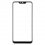 წინა ეკრანის გარე მინის ობიექტივი ASUS Zenfone Max (M2) ZB633KL / ZB632KL X01AD (შავი)