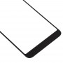 Передній екран Outer скло об'єктива для Asus Zenfone 5 Lite ZC600KL / X017D (чорний)