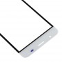 מסך קדמי עדשת זכוכית חיצונית עבור Asus ZenFone 4 מקס ZB500TL X00KD (לבנה)