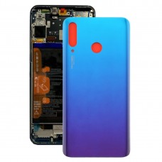 Couverture arrière de la batterie avec objectif de caméra pour Huawei P30 Lite (48MP) (bleu)