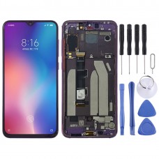 LCD Screen and Digitizer Full Assembly with Frame for Xiaomi Mi 9 SE (Purple)