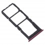 Taca karta SIM + taca karta SIM + taca karta Micro SD dla VIVO U3X / U10 (fioletowy)