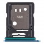 SIM Card Tray + SIM ბარათის უჯრა / მიკრო SD ბარათის უჯრა Oppo Reno 10x Zoom (ლურჯი)