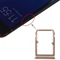 SIM Card Tray + SIM Card Tray for Xiaomi Mi 6(Gold)