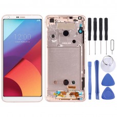 LCD Screen and Digitizer Full Assembly with Frame for LG G6 / H870 / H870DS / H872 / LS993 / VS998 / US997(Gold)