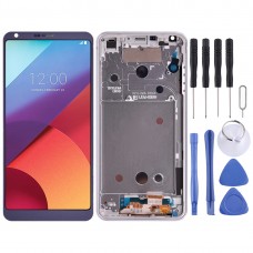 LCD Screen and Digitizer Full Assembly with Frame for LG G6 / H870 / H870DS / H872 / LS993 / VS998 / US997(Purple)