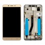 LCD Screen and Digitizer Full Assembly with Frame for Asus ZenFone 3 Laser ZC551KL Z01BDC(Gold)