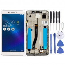 LCD Screen and Digitizer Full Assembly with Frame for Asus ZenFone 3 Laser ZC551KL Z01BDC(White) 