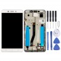LCD Screen and Digitizer Full Assembly with Frame for Asus ZenFone 3 Laser ZC551KL Z01BDC(White)