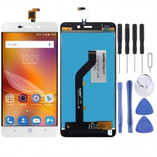 LCD Screen and Digitizer Full Assembly for ZTE BLADE X3 A452 T620 (White)