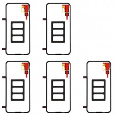 5 Set alloggiamento della copertura posteriore adesivo Sticker Set per Huawei P20 Pro