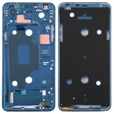 LCD marco frontal de la carcasa del bisel de la placa para LG Q Stylo 4 Q710 Q710MS Q710CS (azul)