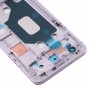 LG Qスタイロ4 Q710 Q710MS Q710CS用フロントハウジングLCDフレームベゼルプレート（パープル）
