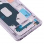 Передний Корпус ЖК Рама ободок Тарелка для LG Q Stylo 4 Q710 Q710MS Q710CS (фиолетовый)
