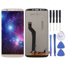 LCD Screen and Digitizer Full Assembly for Motorola Moto E5 Plus(Gold) 