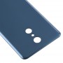 LG Q8用バッテリーバックカバー（ブルー）
