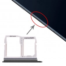 SIM Card Tray + Micro SD Card Tray for LG V40 ThinQ (Black) 