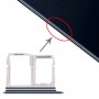 SIM-kort fack + Micro SD-kort fack för LG V40 ThinQ (blå)