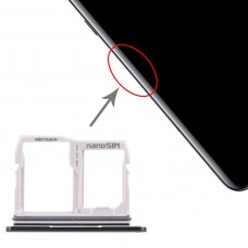 SIM Card Tray + Micro SD Card Tray for LG V50 ThinQ 5G(Black) 