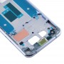 Преден Housing LCD Frame Bezel Plate за LG Q70 (бебешко синьо)