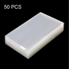 50 PCS ОСА Оптично прозора клейка для LG K10 +2017 / M250 / M250N / M250E / M250DS