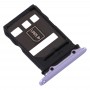 Original SIM Card Tray + NM Card Tray for Huawei Mate 30(Purple)