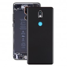 Batterie-rückseitige Abdeckung mit Kameraobjektiv für Nokia 7 TA-1041 (schwarz)