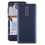 Battery Back Cover с обектива на камерата и странични Ключовете за Nokia 8 / N8 TA-1012 TA-1004 TA-1052 (син)